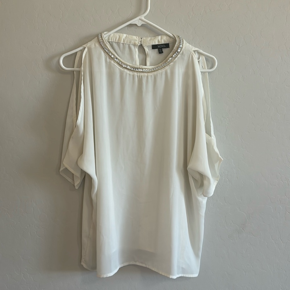 XOXO beaded top